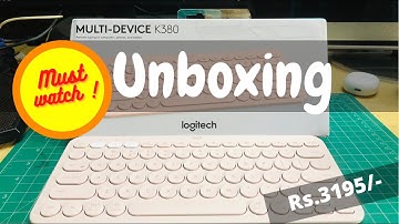Logitech K380 Wireless Keyboard Unboxing, Hands-On & Demo (For Android & iOS)