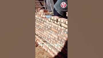 Bricklayers build walls so fast #tools #shorts