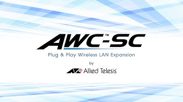 AWC-SC by Allied Telesis (Plug & Play Wireless LAN Expansion)
