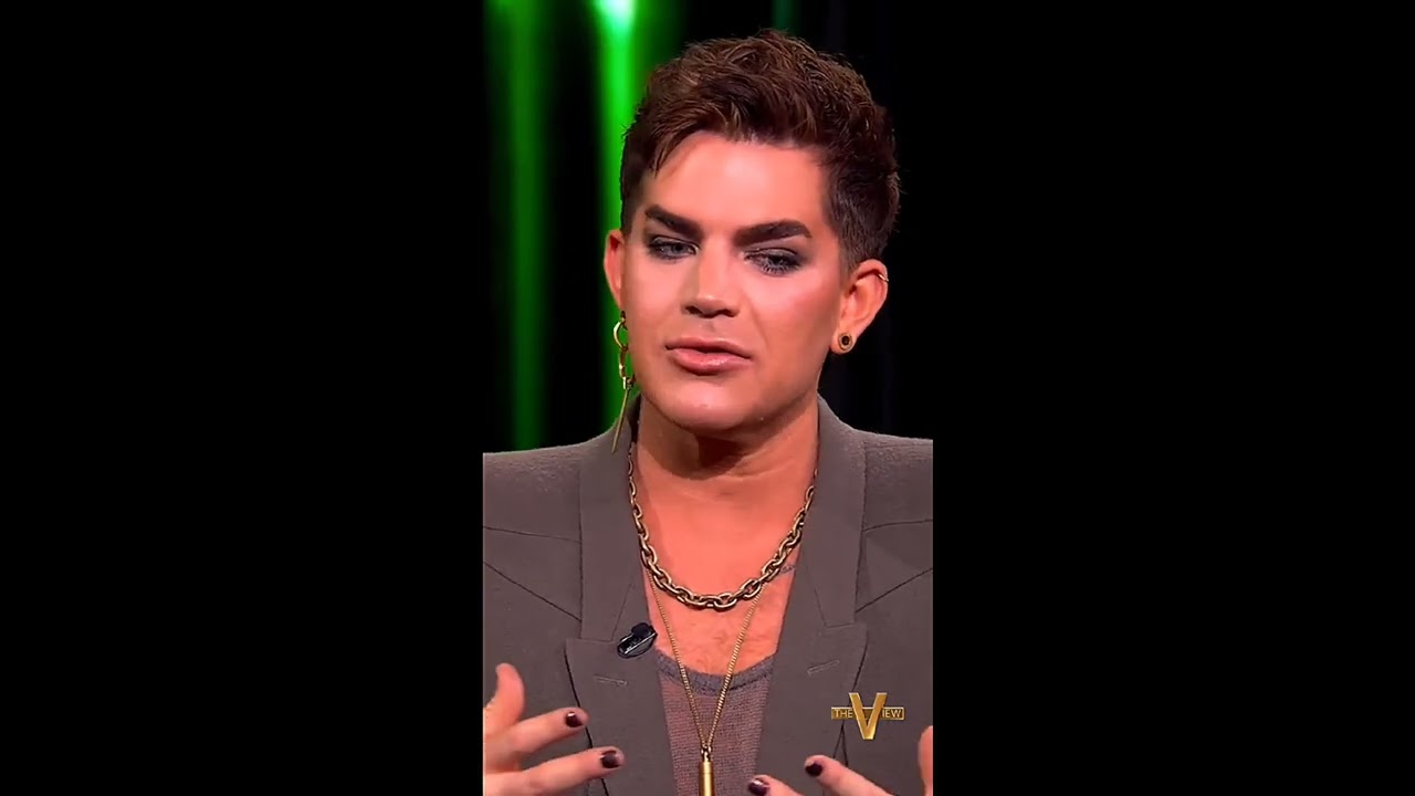 Adam Lambert : Interview from The View full video link is below 2025-02-17