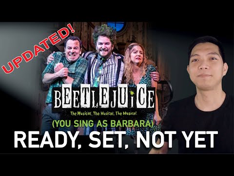 Ready, Set, Not Yet (Adam Part Only - Karaoke) - Beetlejuice [UPDATED]