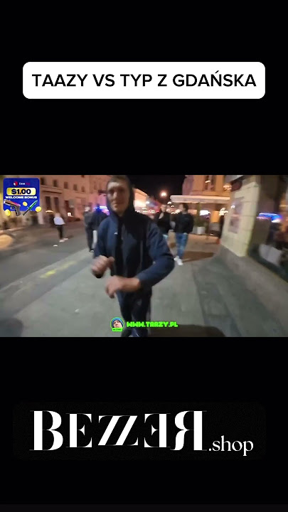 TAAZY VS TYP Z GDAŃSKA #shorts #tazzy #taazy #stream #irl