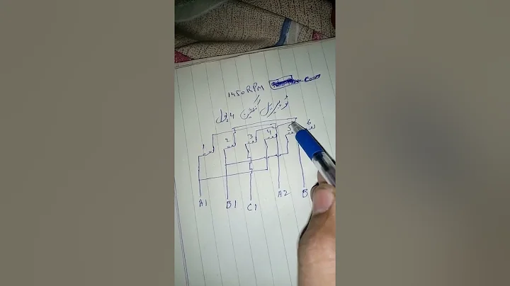 3 phase induction motor 4ploe1450rpm two parallel connection diagram