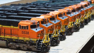 My HO Scale Modern BNSF Locomotive Roster