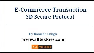 Chapter#14  E-Commerce Transactions | 3D Secure | 3DS