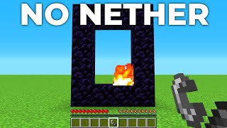 How I Beat Minecraft Without Entering The Nether
