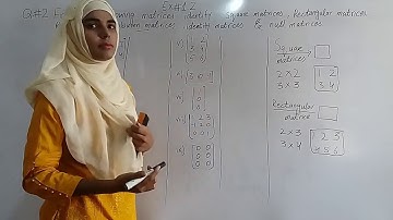 9th Class Maths, Exercise 1.2,Question no 2 Math chapter 1, Matrices by enlighten 4U