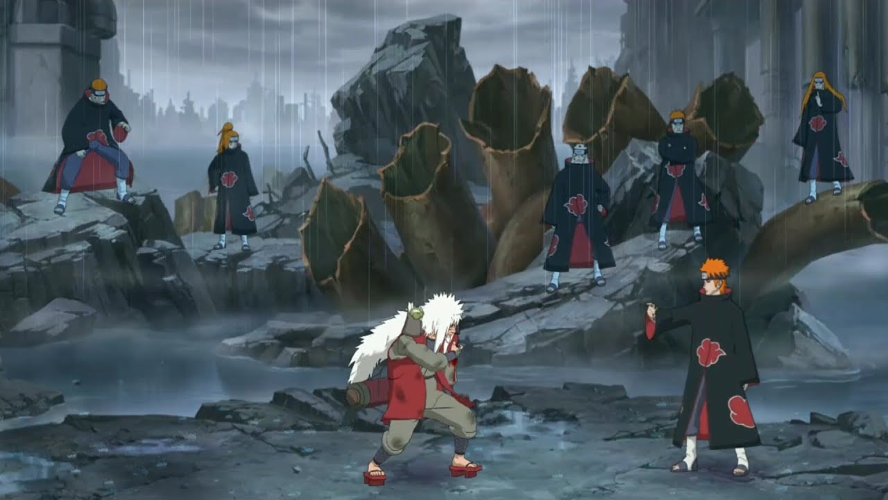 Jiraiya vs Pain (Kematian Jiraiya) - Naruto Mobile - YouTube