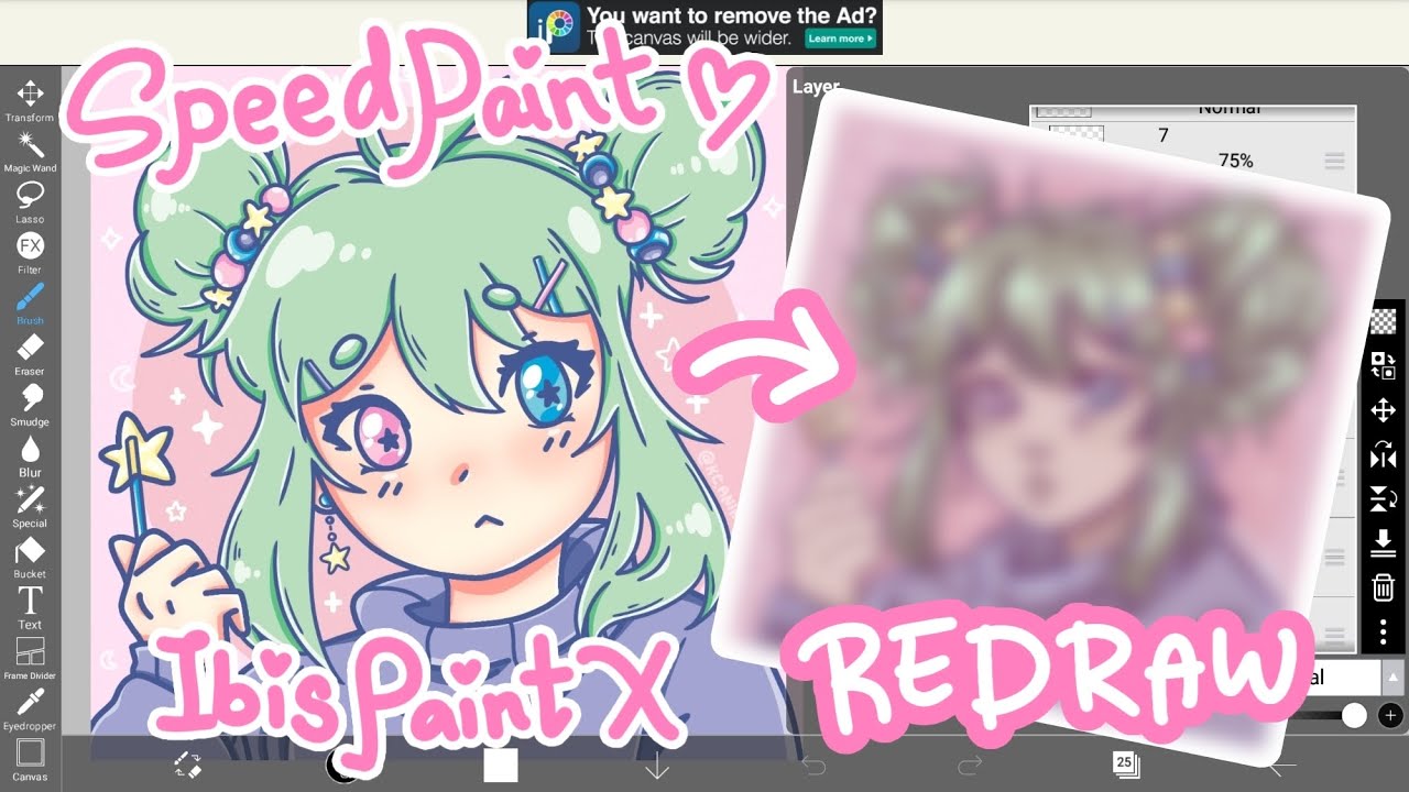 My New Art Style! [REDRAW! SpeedPaint - IbisPaint X] - YouTube