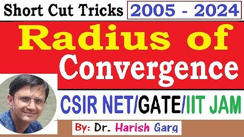 Radius of Convergence | Power Series | CSIR NET, GATE and IIT JAM | 2005  2024 | Short Cut Tricks