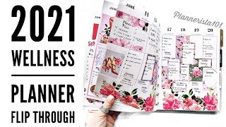2021 PLANNER FLIP THROUGH WELLNESS PLANNER   |  HAPPY PLANNER |