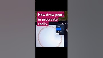 How to make pearls easily on ipad #procreate #art #jewellery #trending #love #fashion #hindisong
