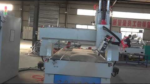 ATC Wood carving router video swing spindle 1