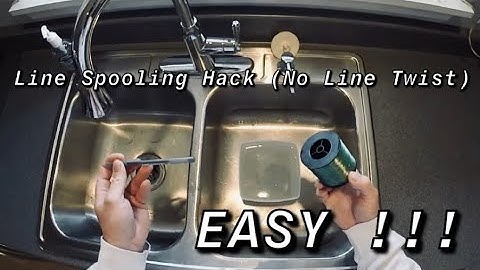 Line Spooling Hack (No Line Twist) EASY !!!