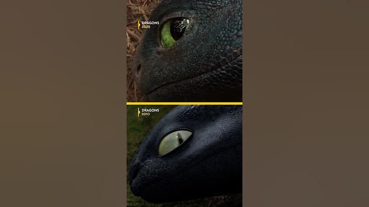 Le nouveau film Dragons comparé à l'original ! #Dragons #howtotrainyourdragon #krokmou