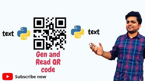 How to Generate QR code and read using python| learn python| python hacks