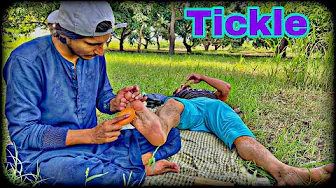 ASMR FEET TICKLE THERAPY MASSAGE FOR RELAXATION AND ENJOY 😉