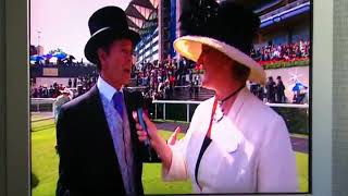 Sir Cliff Richard and Cilla Black at Royal Ascot