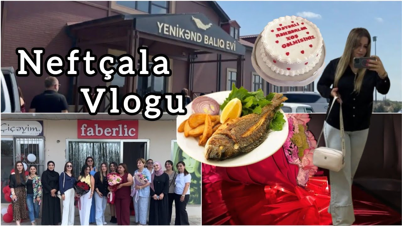“Günüm Neftçalada 🌸 | Yeni ofis, yeni başlanğıc + Balıq evində dadlı anlar”