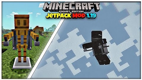Incredible Jetpack Mod for Minecraft Pocket Edition! | 1.19.73 supported| #mcpe #mod