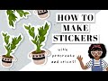 How To Make Stickers | Cricut + Procreate (Die-Cut)