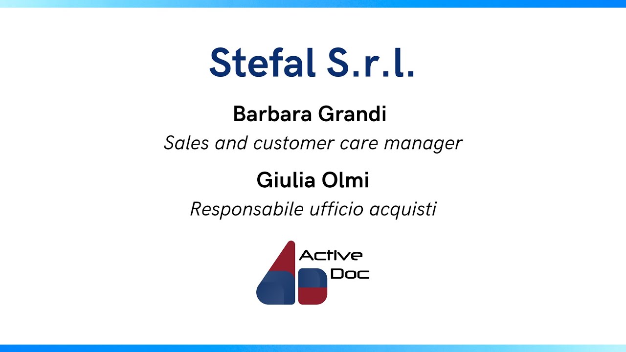 La funzionalità ActiveDocGPT in Stefal