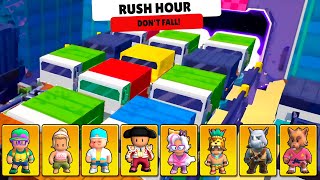 ALL NEW SKIN 0.70 vs New Map RUSH HOUR 🔥 Stumble Guys