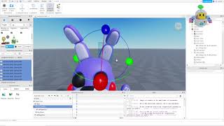 roblox Rig Edit lite Free plug in tutorial how to rig roblox studio FUNKO POP FNAF BON BON