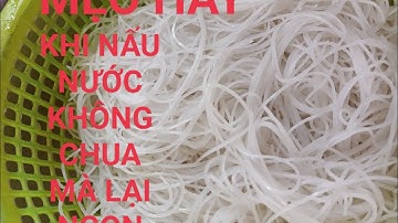 BÍ QUYẾT TRỤNG HỦ TIẾU KHI ĂN KHÔNG BỊ CHUA/MẸO HAY CHO NGƯỜI BÁN HỦ TIẾU NGON# THÚY LONG AN VLOG