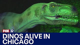 New exhibit with realistic dinosaurs opens in Chicago