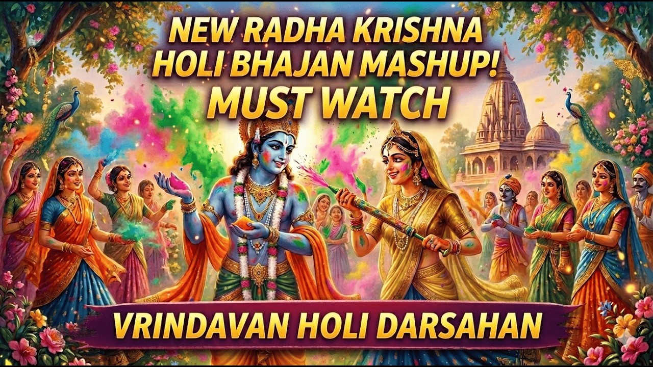 Radha Krishna Holi Bhajan Mashup | Holi Special 2026 #original #new #bhajan #holi #radha #krishna