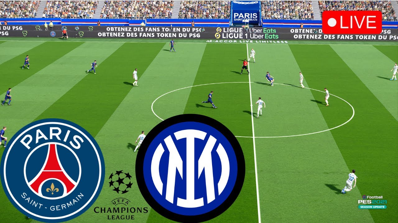 🔴PSG vs Inter • Uefa Champions League 2025 • GAMEPLAY PES 21