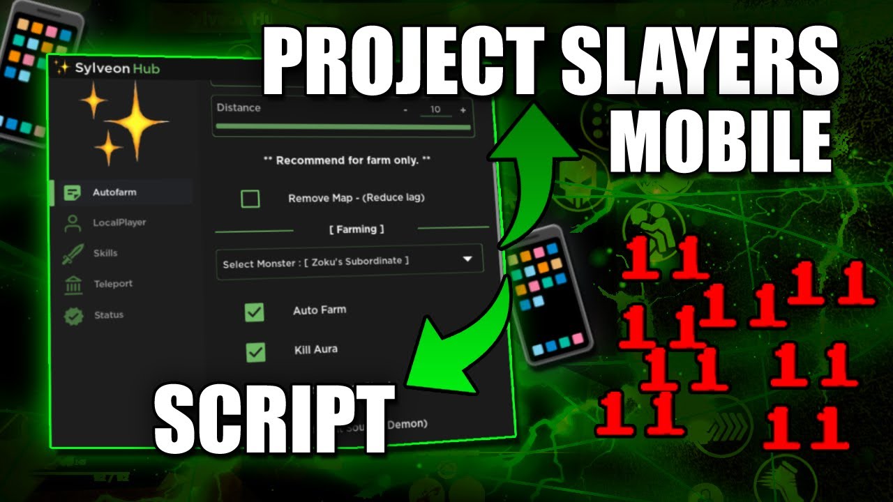 💥 Project Slayers Script OP (Mobile) – Juninho Scripts