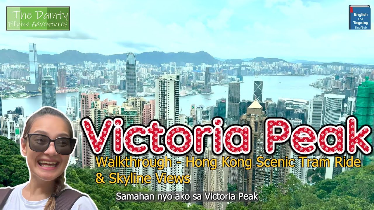 Victoria Peak Walkthrough - Hong Kong Scenic Tram Ride & Skyline Views