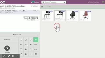 PoS (Point of Sale) Product Organization - Odoo