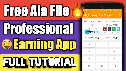 Best High Quality Professional Earning App Aia File 2018 || Makeroid Aia File (Full Tutorial)