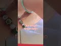 cara bikin gelang dari manik-manik🍡🍡