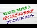 Understanding 150 Words Essay