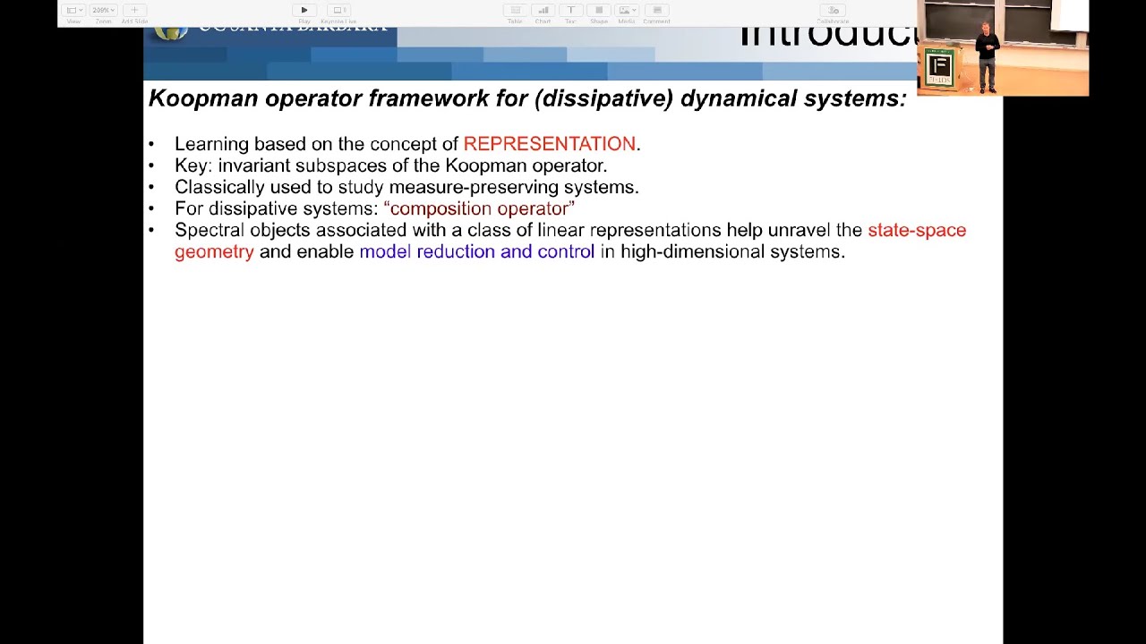 Koopman Operator Theory Based Machine Learning of Dynamical Systems