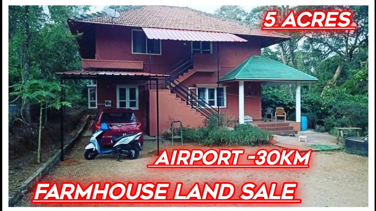 Airport ️️ 30 km 5 Acrs Farmhouse Land for sale highway 15 km