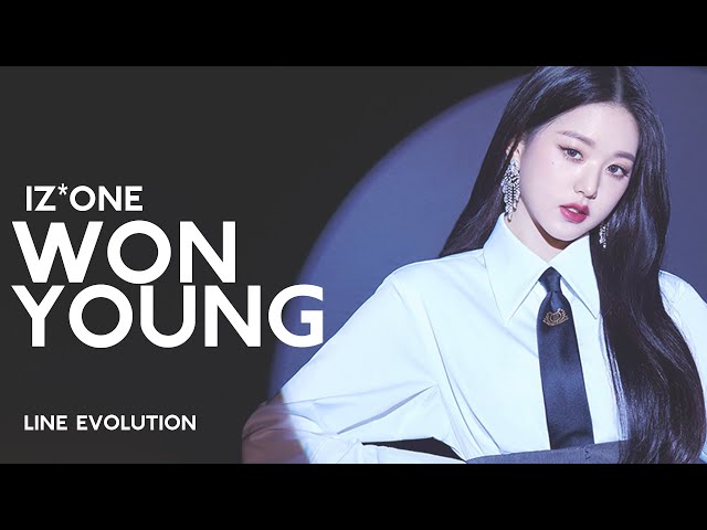 WONYOUNG (IZ*ONE) | Line Evolution (2018-2021) [THANK YOU IZ