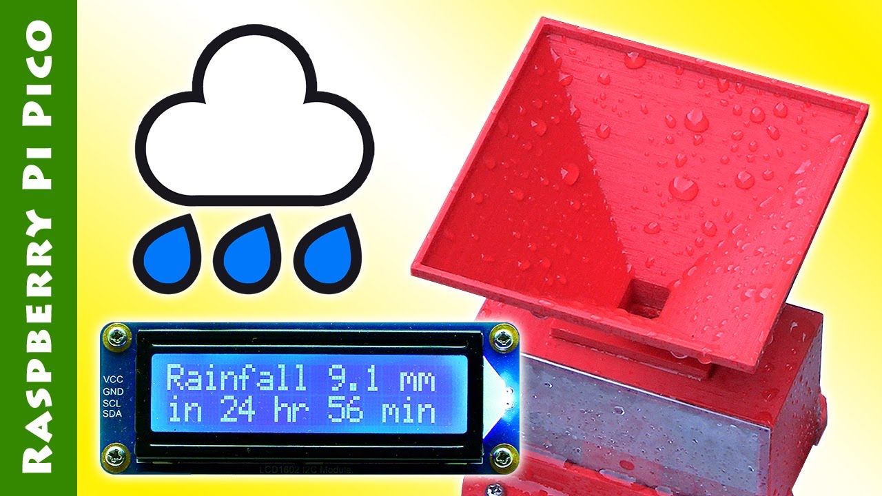 Raspberry Pi Pico Rain Gauge - YouTube