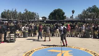 Famous Uno Performs at High School in South Central PT2