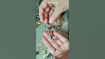 Crafting a Keychain with Just Steel Wire #diykeychain #steelwireart #metalcraft #handmade #edcgear