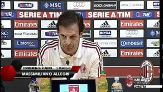 Allegri: 'different days'