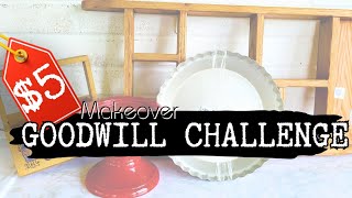 WOW  Goodwill Challenge thrift store decor DIY craft ideas using spray paint
