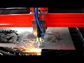 Plasma cutting machine with water cooling system