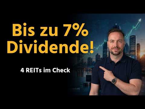 Up to 7% Dividend: 4 Real Estate Stocks Reviewed! (Passive Income, Buy and Hold)