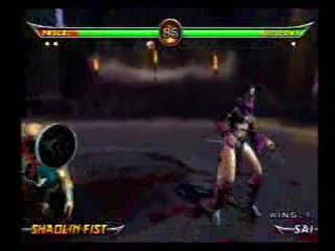 Mileena Vs Kung Lao - YouTube