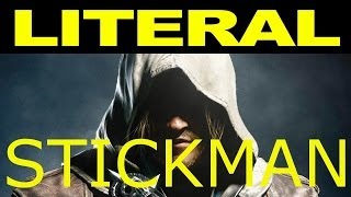Мульт Tobuscuss Assassins Creed 4 BlackFlag Literal Trailer Stickman Version
